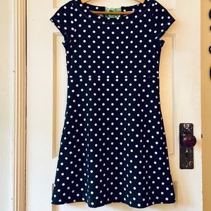 Anthropologie | Postage B&W Polka Dot Dress - XS
